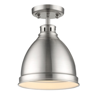 Wry Lighting Duncan 1-light Flush Mount in Pewter (36|3602-FM PW-PW)