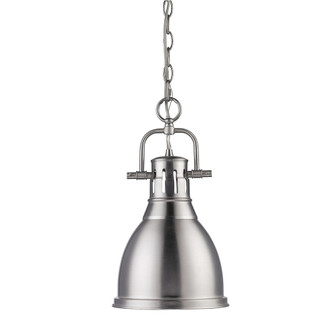 Duncan Small Pendant with Chain in Pewter with a Pewter Shade (36|3602-S PW-PW)