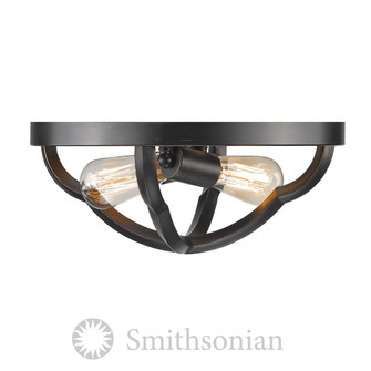 Smithsonian Saxon Flush Mount in Aged Bronze (36|5926-FM ABZ)