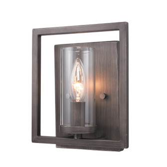 Golden Lighting Marco 1-light Wall Sconce in Gunmetal Bronze (36|6068-1W GMT)