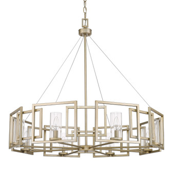 Golden Lighting Marco 8-light Chandelier in White Gold (36|6068-8 WG)