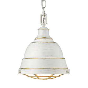 Golden Lighting Bartlett 1-light Pendant in French White (36|7312-S FW)