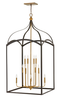 Double XL Three Tier Open Frame Chandelier (87|3419BZ)