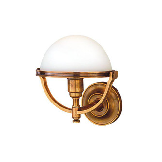 1 LIGHT WALL SCONCE (57|3301-AGB)