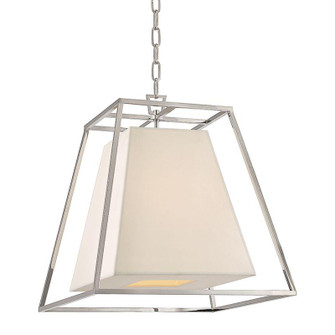 4 LIGHT PENDANT w/WHITE SHADE (57|6917-PN-WS)