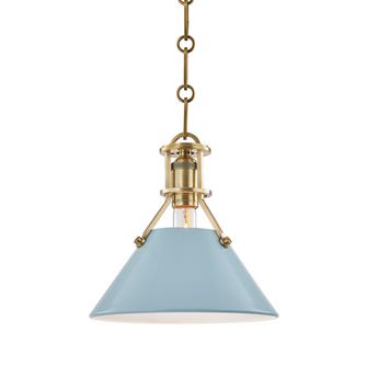 1 LIGHT SMALL PENDANT (57|MDS351-AGB/BB)