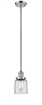 Bell - 1 Light - 5 inch - Polished Nickel - Stem Hung - Mini Pendant (3442|201S-PN-G52)