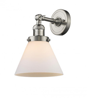 Cone - 1 Light - 8 inch - Brushed Satin Nickel - Sconce (3442|203-SN-G41)
