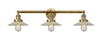 Halophane - 3 Light - 33 inch - Brushed Brass - Bath Vanity Light (3442|205-BB-G2)