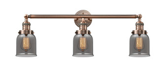 Bell - 3 Light - 30 inch - Antique Copper - Bath Vanity Light (3442|205-AC-G53)