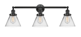 Cone - 3 Light - 32 inch - Oil Rubbed Bronze - Bath Vanity Light (3442|205-OB-G42)