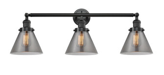 Cone - 3 Light - 32 inch - Oil Rubbed Bronze - Bath Vanity Light (3442|205-OB-G43)