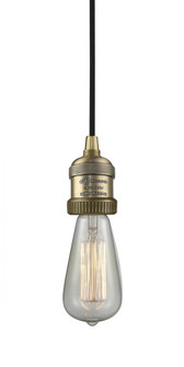 Bare Bulb - 1 Light - 2 inch - Brushed Brass - Cord hung - Cord Set (3442|199-BB)