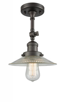 Halophane - 1 Light - 9 inch - Oil Rubbed Bronze - Adjustable Semi-Flush Mount (3442|201F-OB-G2)