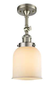 Bell - 1 Light - 5 inch - Brushed Satin Nickel - Adjustable Semi-Flush Mount (3442|201F-SN-G51)