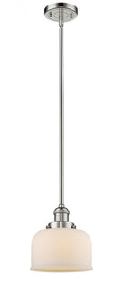 Bell - 1 Light - 8 inch - Polished Nickel - Stem Hung - Mini Pendant (3442|201S-PN-G71)