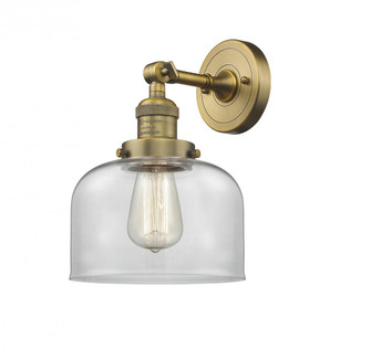Bell - 1 Light - 8 inch - Brushed Brass - Adjustable Sconce (3442|203-BB-G72)