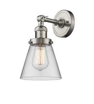 Cone - 1 Light - 6 inch - Brushed Satin Nickel - Adjustable Sconce (3442|203-SN-G62)