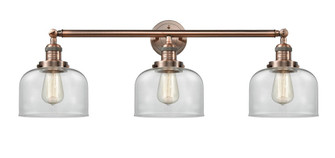 Bell - 3 Light - 32 inch - Antique Copper - Bath Vanity Light (3442|205-AC-G72)