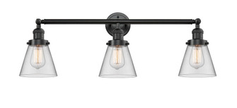 Cone - 3 Light - 30 inch - Oil Rubbed Bronze - Bath Vanity Light (3442|205-OB-G62)