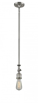 Bare Bulb - 1 Light - 3 inch - Brushed Satin Nickel - Stem Hung - Adjustable Mini Pendant (3442|206-SN)