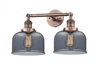 Bell - 2 Light - 19 inch - Antique Copper - Adjustable Bath Vanity Light (3442|208-AC-G73)