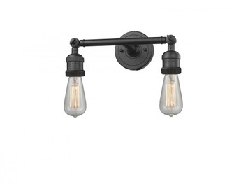 Bare Bulb - 2 Light - 11 inch - Oil Rubbed Bronze - Adjustable Bath Vanity Light (3442|208-OB)