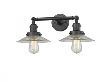 Halophane - 2 Light - 18 inch - Oil Rubbed Bronze - Adjustable Bath Vanity Light (3442|208-OB-G2)