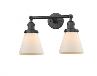 Cone - 2 Light - 16 inch - Oil Rubbed Bronze - Adjustable Bath Vanity Light (3442|208-OB-G61)
