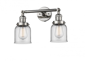 Bell - 2 Light - 16 inch - Polished Nickel - Adjustable Bath Vanity Light (3442|208-PN-G52)
