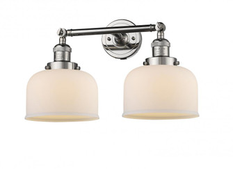 Bell - 2 Light - 19 inch - Polished Nickel - Adjustable Bath Vanity Light (3442|208-PN-G71)