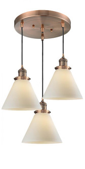 Large Cone 3 Light Multi-Pendant (3442|211/3-AC-G41)