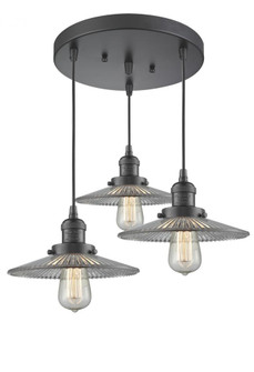 Halophane 3 Light Multi-Pendant (3442|211/3-OB-G2)