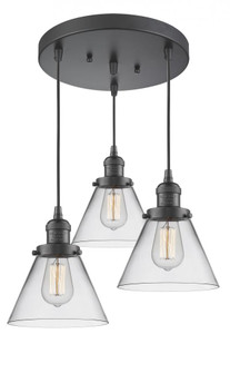 Large Cone 3 Light Multi-Pendant (3442|211/3-OB-G42)