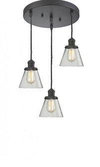 Small Cone 3 Light Multi-Pendant (3442|211/3-OB-G62)