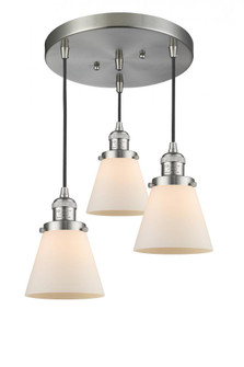Small Cone 3 Light Multi-Pendant (3442|211/3-SN-G61)