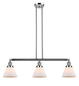 Cone - 3 Light - 40 inch - Polished Nickel - Stem Hung - Adjustable Island Light (3442|213-PN-G41)