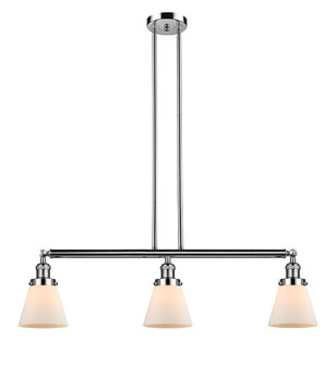 Cone - 3 Light - 39 inch - Polished Nickel - Stem Hung - Adjustable Island Light (3442|213-PN-G61)