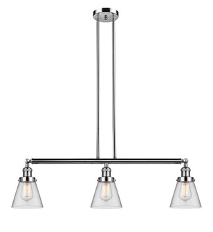 Cone - 3 Light - 39 inch - Polished Nickel - Stem Hung - Adjustable Island Light (3442|213-PN-G62)