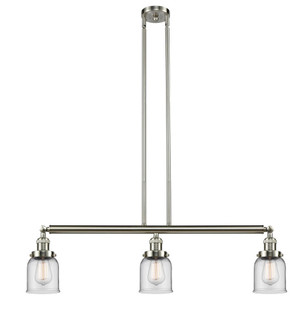 Bell - 3 Light - 38 inch - Brushed Satin Nickel - Stem Hung - Adjustable Island Light (3442|213-SN-G52)