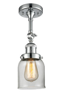 Bell - 1 Light - 5 inch - Polished Chrome - Adjustable Semi-Flush Mount (3442|201F-PC-G52)