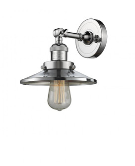 Railroad - 1 Light - 8 inch - Polished Chrome - Adjustable Sconce (3442|203-PC-M7)