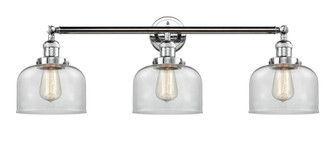 Bell - 3 Light - 32 inch - Polished Chrome - Bath Vanity Light (3442|205-PC-G72)