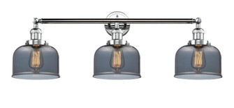 Bell - 3 Light - 32 inch - Polished Chrome - Bath Vanity Light (3442|205-PC-G73)