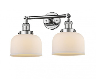 Bell - 2 Light - 19 inch - Polished Chrome - Adjustable Bath Vanity Light (3442|208-PC-G71)