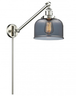 Bell - 1 Light - 8 inch - Brushed Satin Nickel -Adjustable Swing Arm (3442|237-SN-G73)