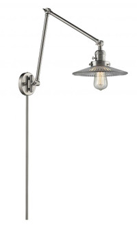 Halophane - 1 Light - 9 inch - Brushed Satin Nickel -Adjustable Swing Arm (3442|238-SN-G2)