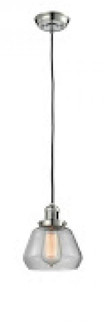 Fulton - 1 Light - 7 inch - Polished Nickel - Cord hung - Mini Pendant (3442|201C-PN-G172)