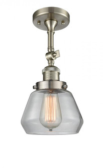 Fulton - 1 Light - 7 inch - Brushed Satin Nickel - Adjustable Semi-Flush Mount (3442|201F-SN-G172)
