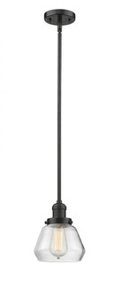 Fulton - 1 Light - 7 inch - Oil Rubbed Bronze - Stem Hung - Mini Pendant (3442|201S-OB-G172)